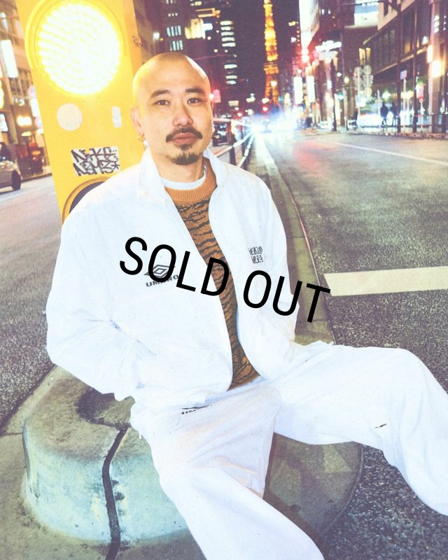 WACKO MARIA/UMBRO / NYLON TRACK JACKET（WHITE）［ナイロントラック