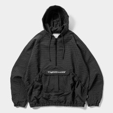 画像1: TIGHTBOOTH/RIPPLE PLAID ANORAK（Black）［リップルプラッドアノラック-26春夏］ (1)