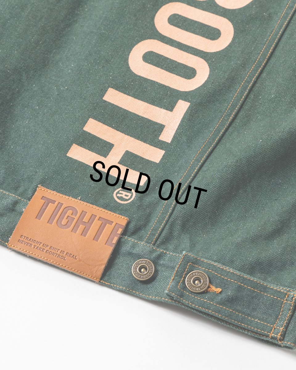 画像12: TIGHTBOOTH/DENIM JACKET（Dark Green）［デニムJKT-26春夏］ (12)