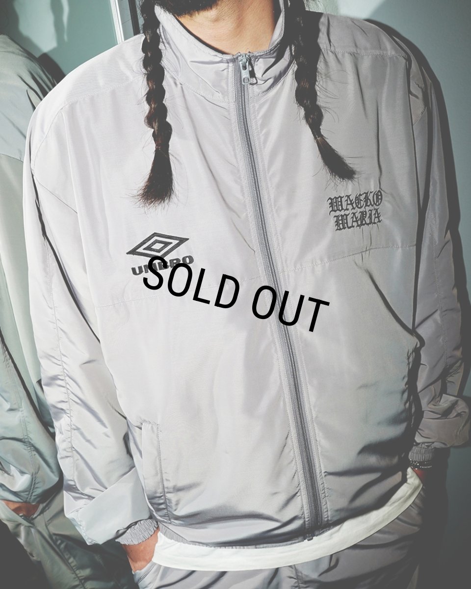 画像9: WACKO MARIA/UMBRO / NYLON TRACK JACKET（GRAY）［ナイロントラックJKT-26春夏］ (9)