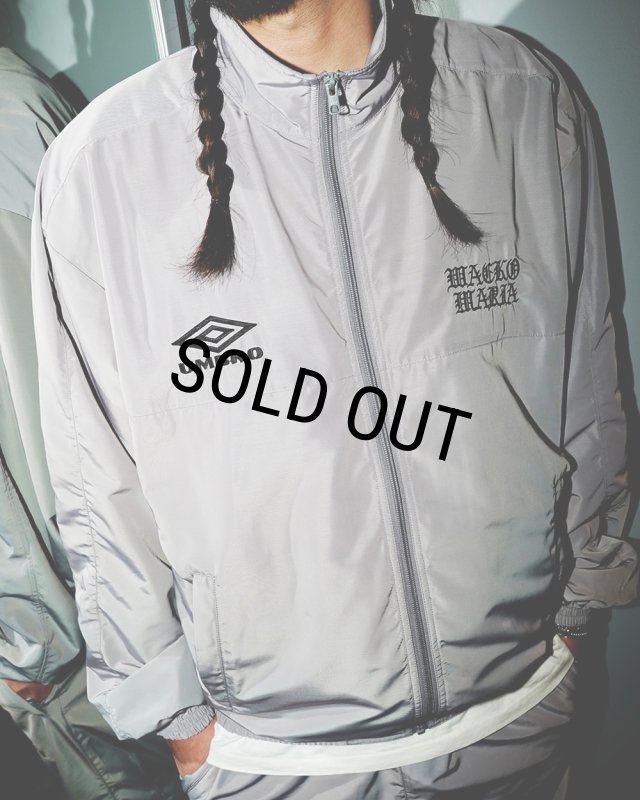 WACKO MARIA/UMBRO / NYLON TRACK JACKET（GRAY）［ナイロントラック