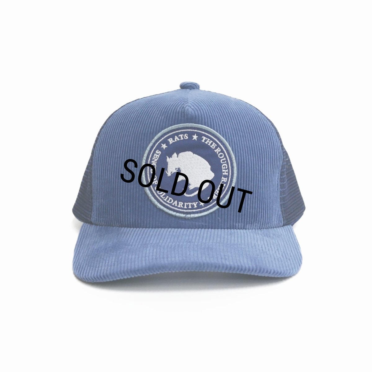 画像1: RATS/CORDUROY MESH CAP（NAVY）［コーデュロイメッシュキャップ-26春夏］ (1)