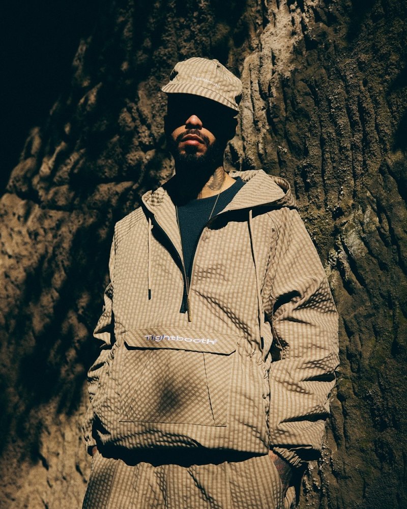 画像2: TIGHTBOOTH/RIPPLE PLAID ANORAK（Beige）［リップルプラッドアノラック-26春夏］