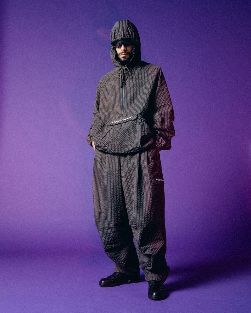 画像14: TIGHTBOOTH/RIPPLE PLAID ANORAK（Black）［リップルプラッドアノラック-26春夏］ (14)