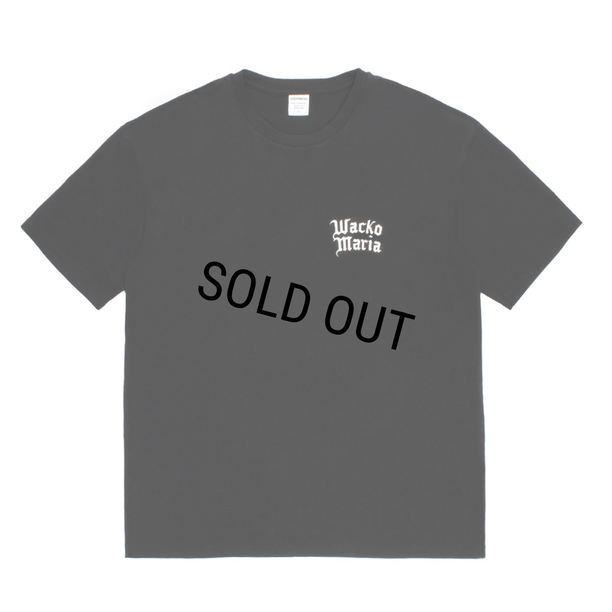 画像2: WACKO MARIA/WASHED HEAVY WEIGHT T-SHIRT（BLACK）［プリントT-26春夏］ (2)