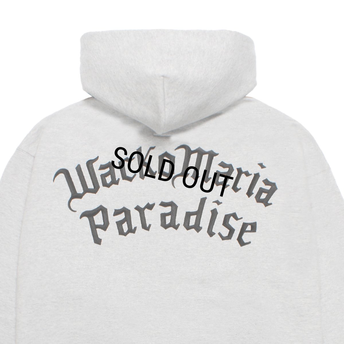 画像5: WACKO MARIA/HEAVY WEIGHT ZIP HOODED SWEAT SHIRT（GRAY）［ジップアップパーカー-26春夏］ (5)