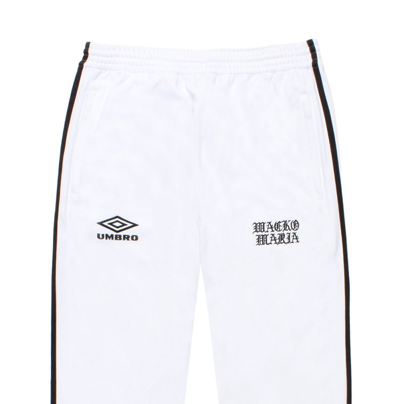画像2: WACKO MARIA/UMBRO / JERSEY TRACK PANTS（WHITE）［ジャージトラックパンツ-26春夏］