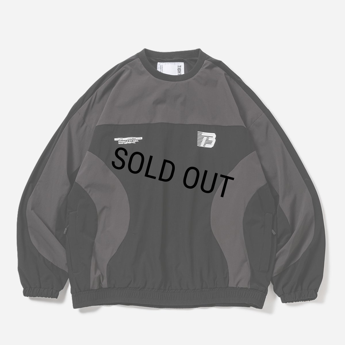 画像1: TIGHTBOOTH/PANEL WIND JACKET（Black）［パネルウィンドJKT-26春夏］ (1)