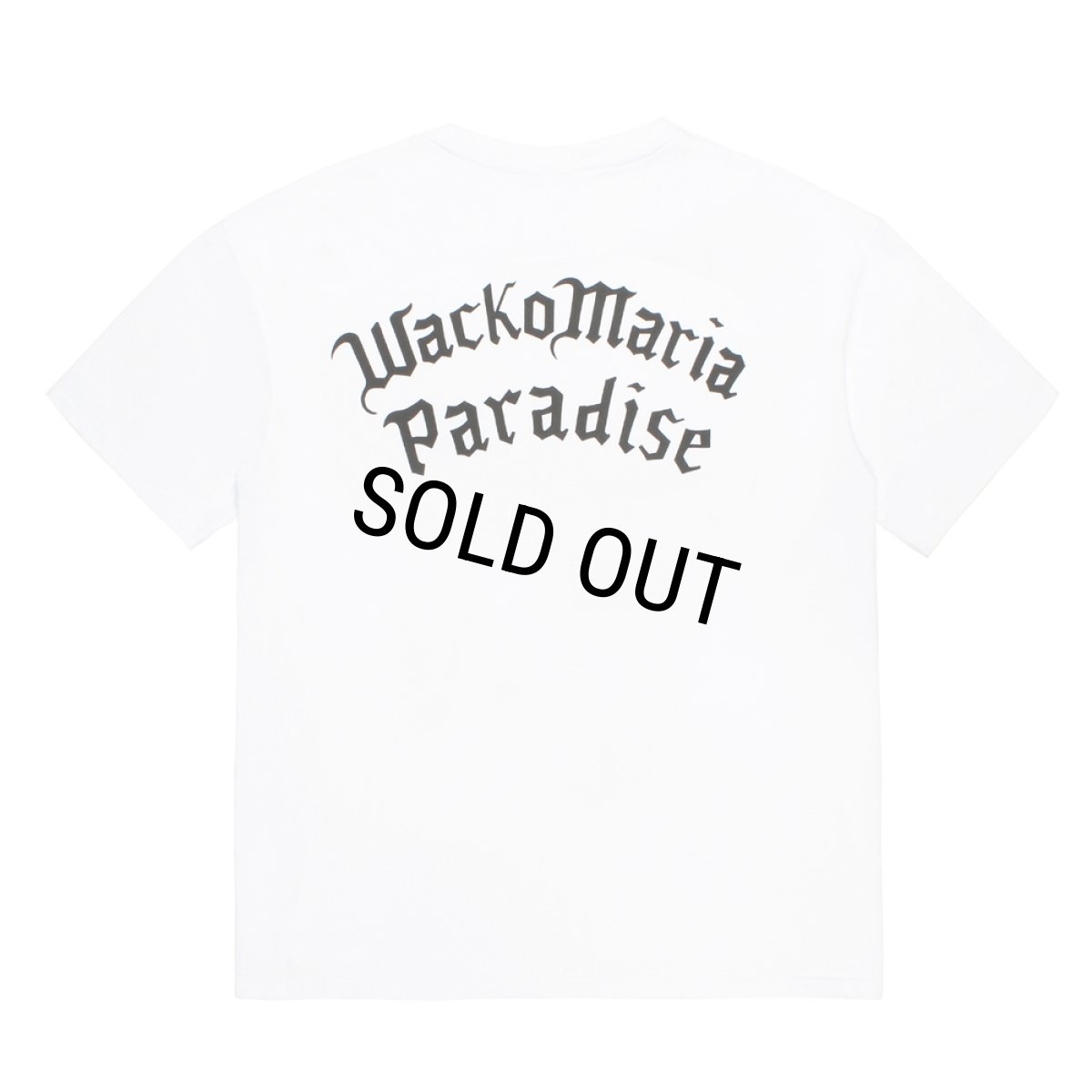 画像1: WACKO MARIA/WASHED HEAVY WEIGHT T-SHIRT（WHITE）［プリントT-26春夏］ (1)