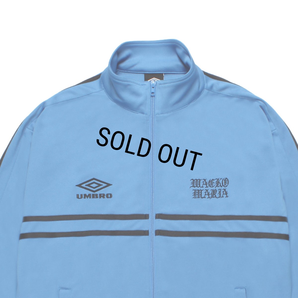 画像2: WACKO MARIA/UMBRO / JERSEY TRACK JACKET（BLUE）［ジャージトラックJKT-26春夏］ (2)