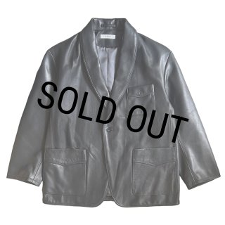 exodus brand/LEATHER SMOKING JACKET（BLACK）［レザースモーキング