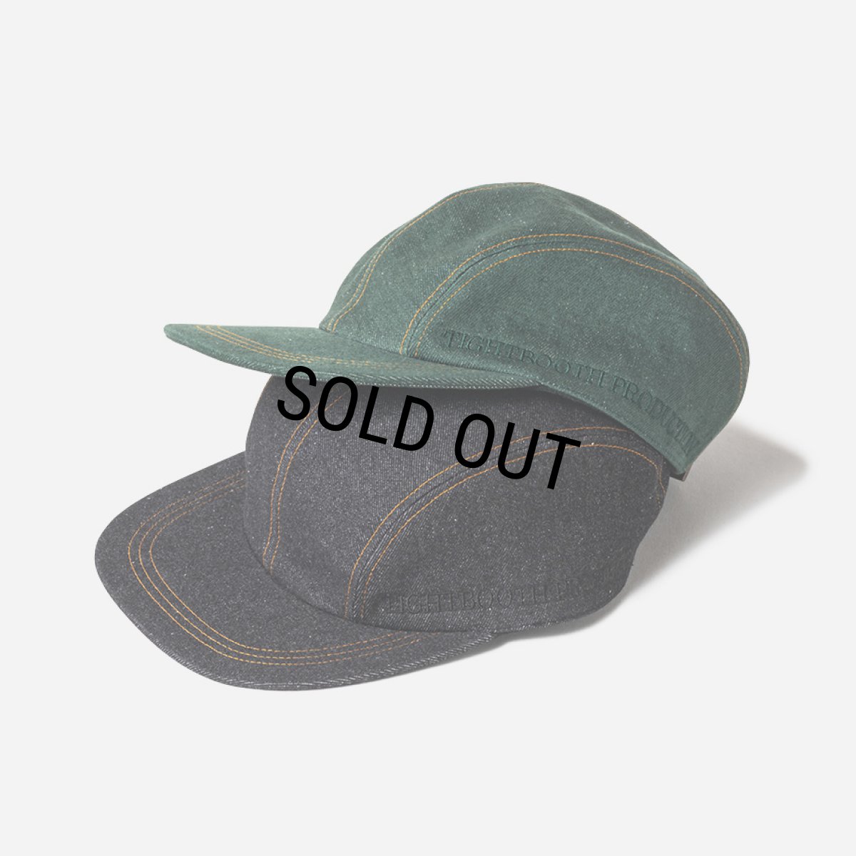 画像1: 【20%OFF】TIGHTBOOTH/SIDE LOGO DENIM CAMP CAP（各色）［デニムキャンプキャップ-26春夏］ (1)