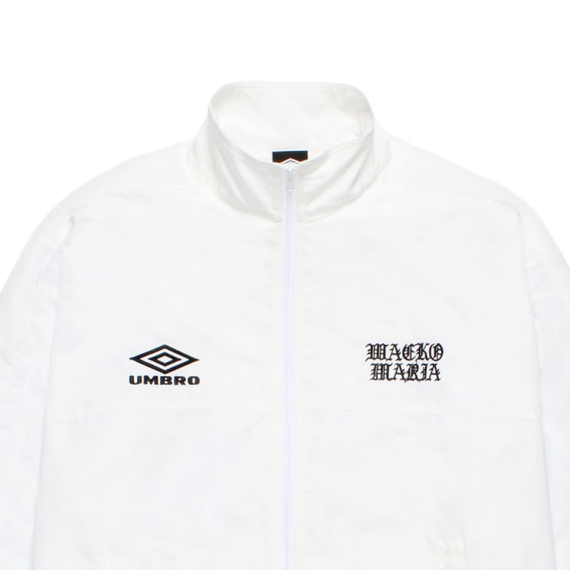 画像2: WACKO MARIA/UMBRO / NYLON TRACK JACKET（WHITE）［ナイロントラックJKT-26春夏］
