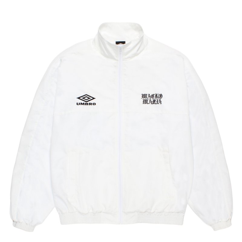 画像1: WACKO MARIA/UMBRO / NYLON TRACK JACKET（WHITE）［ナイロントラックJKT-26春夏］
