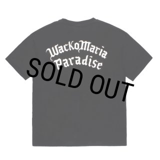 WACKO MARIA ロゴプリント Tシャツ ブラック M WACKO MARIA/WASHED HEAVY WEIGHT T-SHIRT（BLACK）［プリントT-26春夏