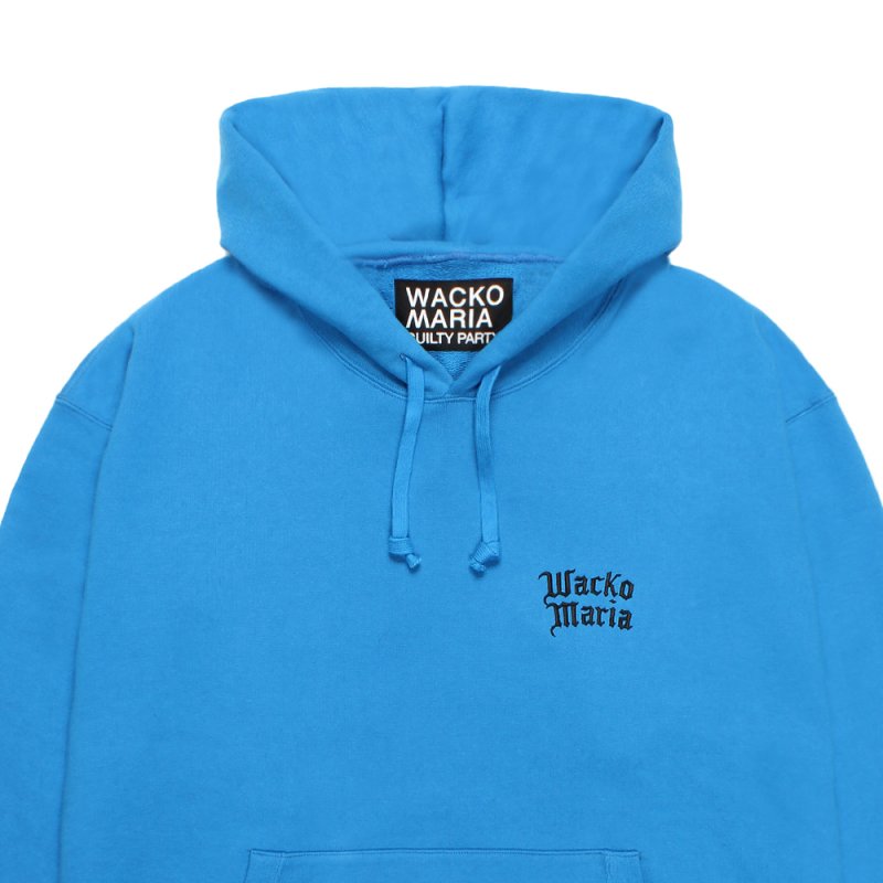画像3: WACKO MARIA/HEAVY WEIGHT HOODED SWEAT SHIRT（BLUE）［プルオーバーパーカー-26春夏］