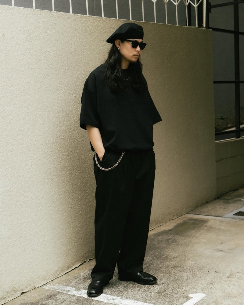画像3: COOTIE PRODUCTIONS/Plaited Jersey Beret（Black）［ジャージベレー-26春夏］
