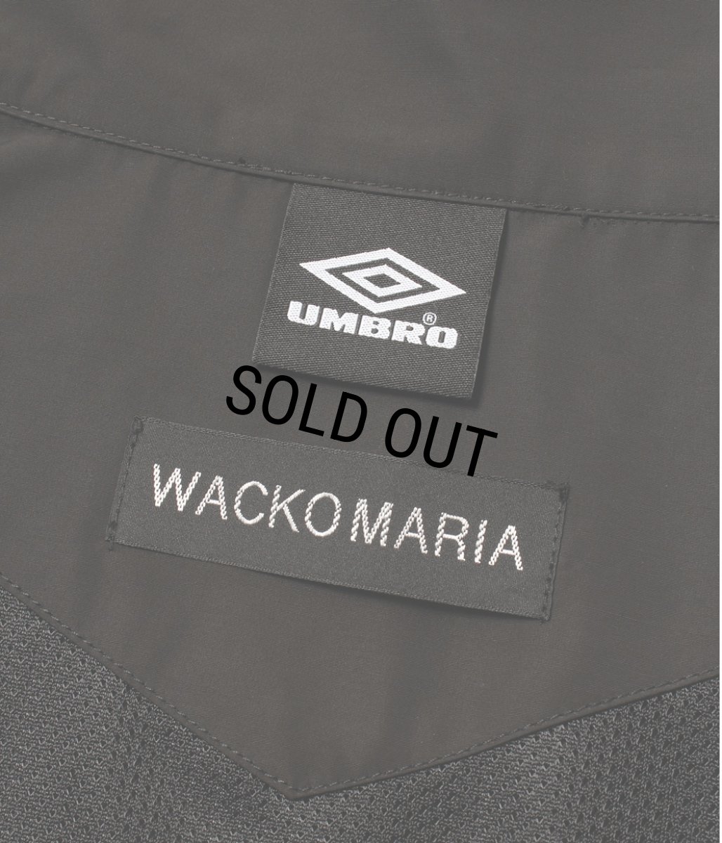 画像5: WACKO MARIA/UMBRO / NYLON TRACK JACKET（BLACK）［ナイロントラックJKT-26春夏］ (5)