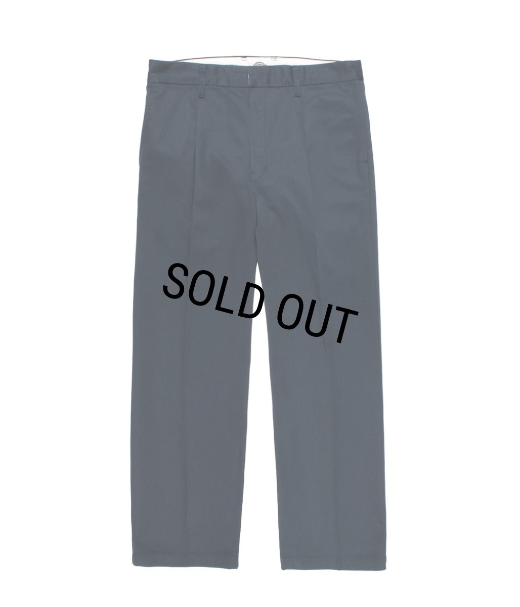 画像2: WACKO MARIA/DICKIES / PLEATED TROUSERS（NAVY）［ワンタックトラウザース-26春夏］ (2)