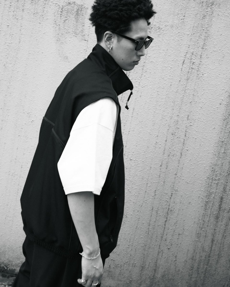 画像9: COOTIE PRODUCTIONS/Polyester Twill Training Vest（Black）［ポリエステルツイルトレーニングベスト-26春夏］ (9)