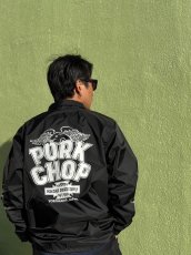 画像7: PORKCHOP/WP BIG LOGO COACH JKT（BLACK）［ウイングポークビッグロゴコーチJKT-26春夏］ (7)