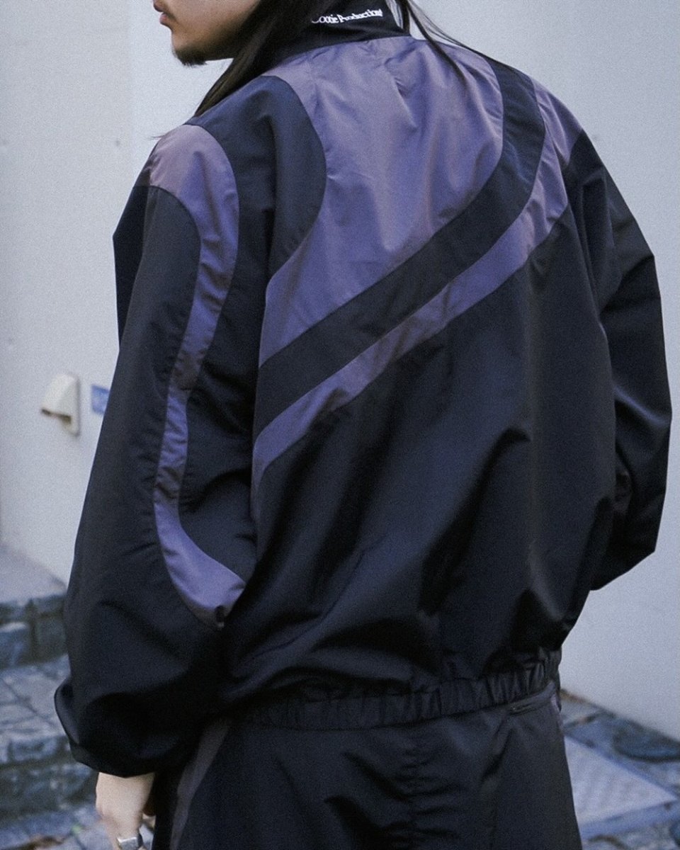 画像6: COOTIE PRODUCTIONS/Nylon Paneling Track Jacket（Navy）［ナイロンパネリングトラックJKT-26春夏］ (6)