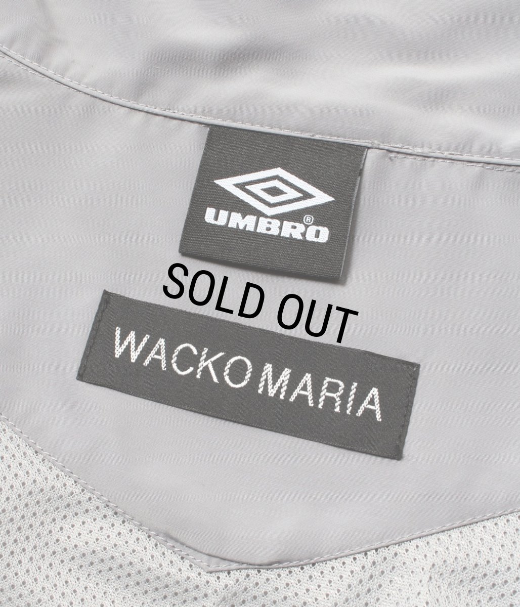画像5: WACKO MARIA/UMBRO / NYLON TRACK JACKET（GRAY）［ナイロントラックJKT-26春夏］ (5)