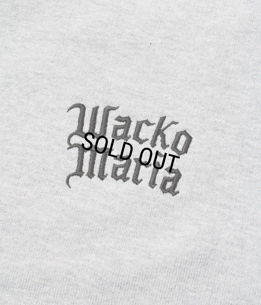 画像4: WACKO MARIA/HEAVY WEIGHT ZIP HOODED SWEAT SHIRT（GRAY）［ジップアップパーカー-26春夏］ (4)