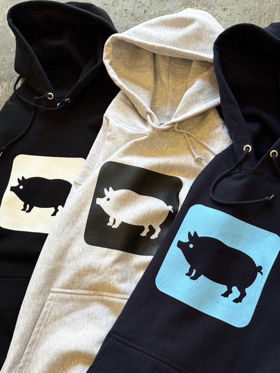 画像6: PORKCHOP/CYOW HOODIE（NAVY）［プルオーバーパーカー-26春夏］ (6)