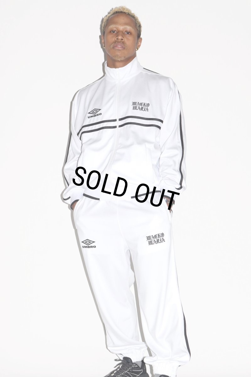 画像6: WACKO MARIA/UMBRO / JERSEY TRACK JACKET（WHITE）［ジャージトラックJKT-26春夏］ (6)