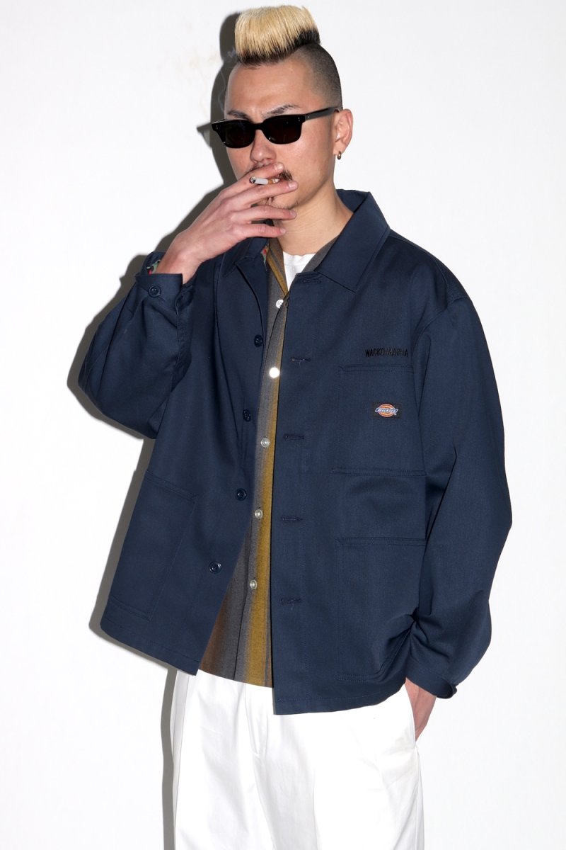 画像3: WACKO MARIA/DICKIES / COVERALL（NAVY）［カバーオール-26春夏］