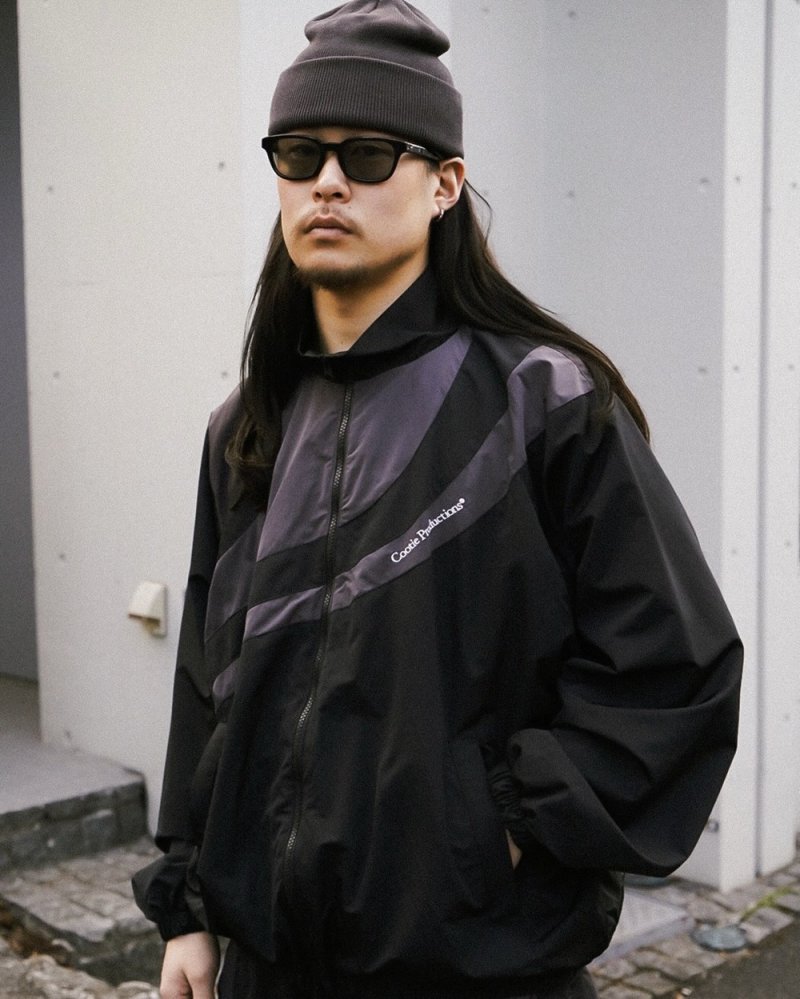 画像3: COOTIE PRODUCTIONS/Nylon Paneling Track Jacket（Black）［ナイロンパネリングトラックJKT-26春夏］