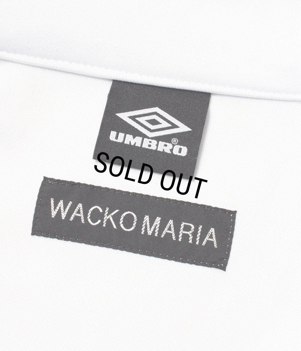 画像5: WACKO MARIA/UMBRO / JERSEY TRACK JACKET（WHITE）［ジャージトラックJKT-26春夏］ (5)