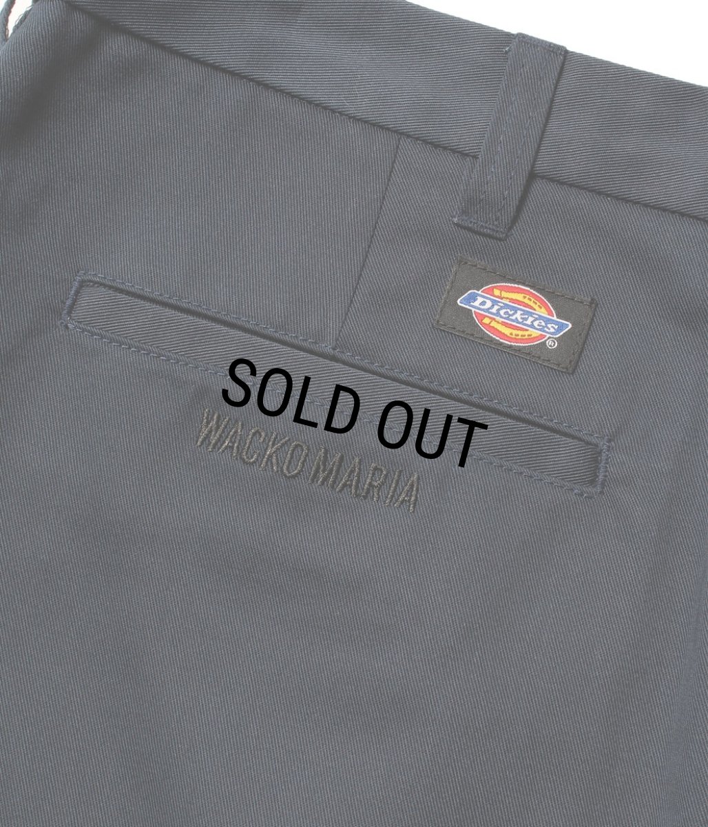 画像3: WACKO MARIA/DICKIES / PLEATED TROUSERS（NAVY）［ワンタックトラウザース-26春夏］ (3)