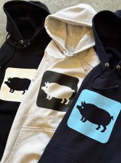 画像7: PORKCHOP/CYOW HOODIE（BLACK）［プルオーバーパーカー-26春夏］ (7)