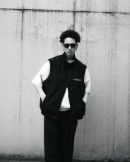 画像10: COOTIE PRODUCTIONS/Polyester Twill Training Vest（Black）［ポリエステルツイルトレーニングベスト-26春夏］ (10)