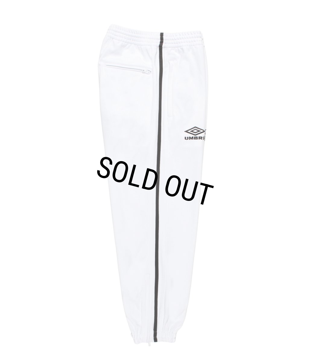 画像2: WACKO MARIA/UMBRO / JERSEY TRACK PANTS（WHITE）［ジャージトラックパンツ-26春夏］ (2)