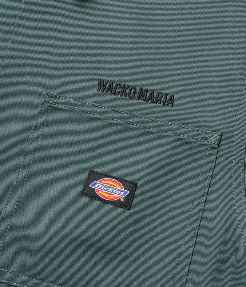 画像2: WACKO MARIA/DICKIES / COVERALL（GREEN）［カバーオール-26春夏］