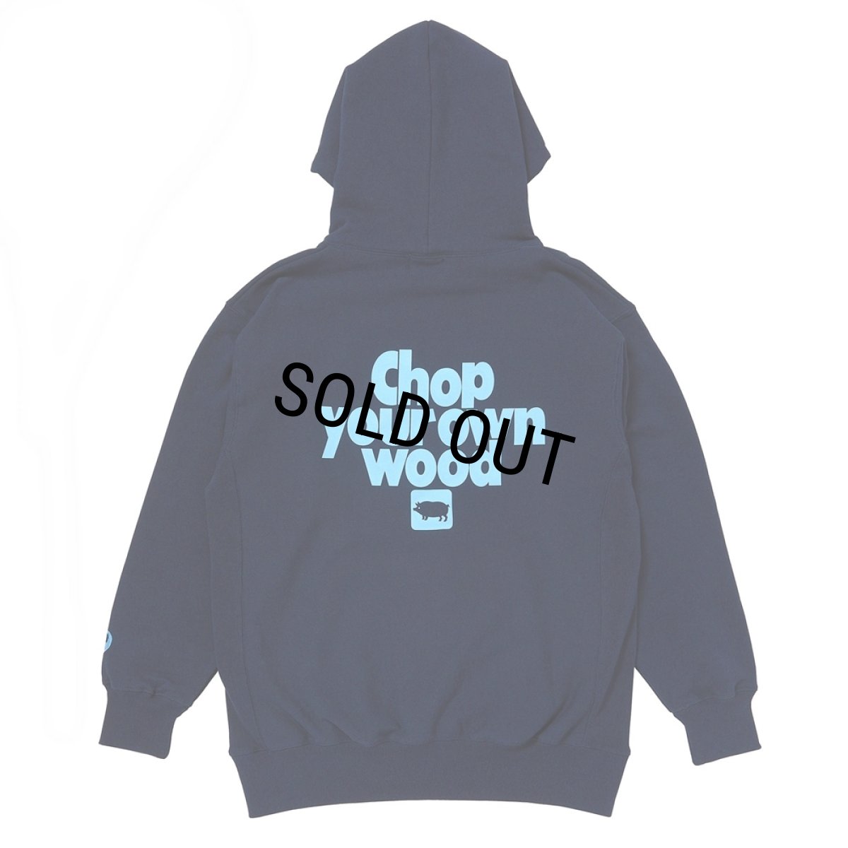 画像1: PORKCHOP/CYOW HOODIE（NAVY）［プルオーバーパーカー-26春夏］ (1)