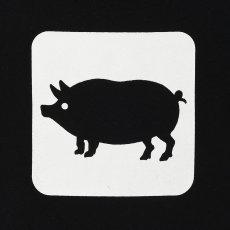 画像4: PORKCHOP/CYOW HOODIE（BLACK）［プルオーバーパーカー-26春夏］ (4)
