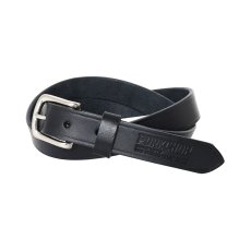 画像1: PORKCHOP/LEATHER BELT（BLACK）［レザーベルト-26春夏］ (1)