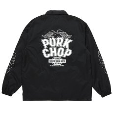 画像1: PORKCHOP/WP BIG LOGO COACH JKT（BLACK）［ウイングポークビッグロゴコーチJKT-26春夏］ (1)