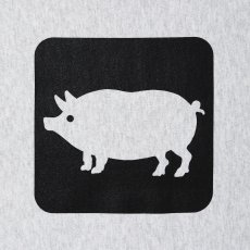 画像4: PORKCHOP/CYOW HOODIE（ASH）［プルオーバーパーカー-26春夏］ (4)