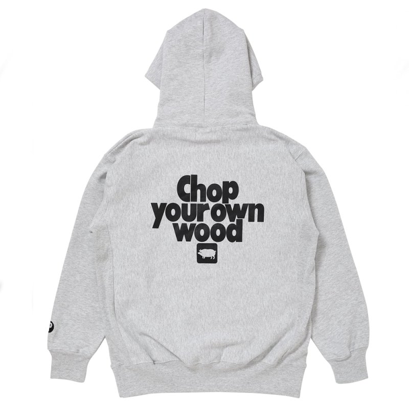 画像2: PORKCHOP/CYOW HOODIE（ASH）［プルオーバーパーカー-26春夏］