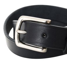 画像2: PORKCHOP/LEATHER BELT（BLACK）［レザーベルト-26春夏］ (2)