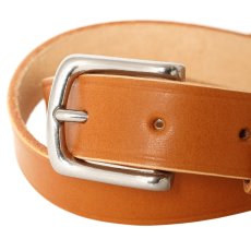 画像2: PORKCHOP/LEATHER BELT（CAMEL）［レザーベルト-26春夏］ (2)