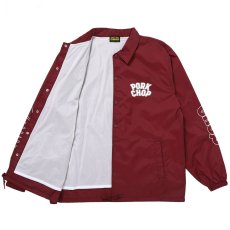 画像3: PORKCHOP/WP BIG LOGO COACH JKT（BURGUNDY）［ウイングポークビッグロゴコーチJKT-26春夏］ (3)