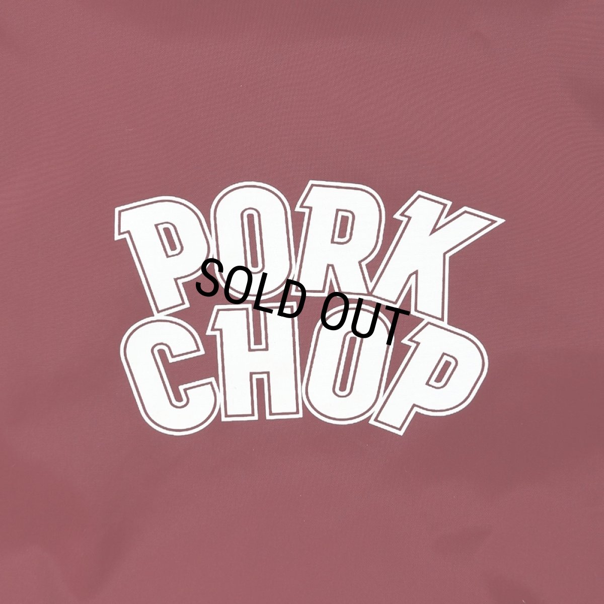 画像5: PORKCHOP/WP BIG LOGO COACH JKT（BURGUNDY）［ウイングポークビッグロゴコーチJKT-26春夏］ (5)
