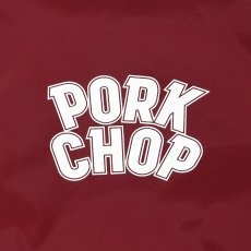 画像5: PORKCHOP/WP BIG LOGO COACH JKT（BURGUNDY）［ウイングポークビッグロゴコーチJKT-26春夏］ (5)