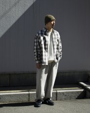 画像2: CALEE/TOMPKIN'S LOOP TYPE 40'S SWEAT RELAX PANTS（VINTAGE GRAY）［スウェットリラックスパンツ-26春夏］ (2)